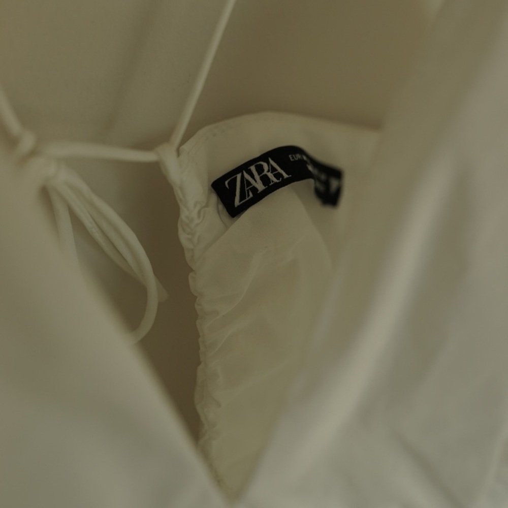 Zara White Summer Dress